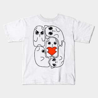 Kitty Heart Kids T-Shirt